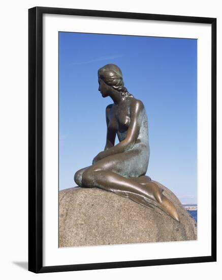 The Little Mermaid, Copenhagen, Denmark, Scandinavia-Hans Peter Merten-Framed Photographic Print