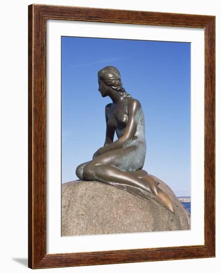 The Little Mermaid, Copenhagen, Denmark, Scandinavia-Hans Peter Merten-Framed Photographic Print