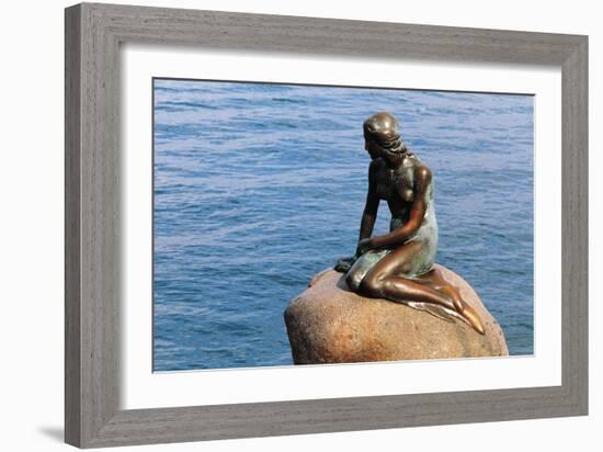 The Little Mermaid, Copenhagen, Denmark-Edward Ladell-Framed Giclee Print