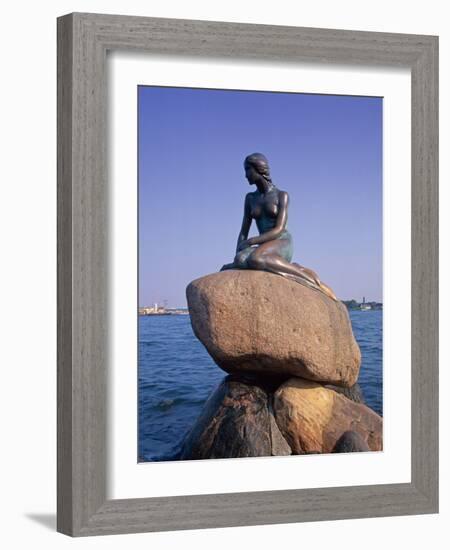 The Little Mermaid Statue in Copenhagen, Denmark, Scandinavia, Europe-Gavin Hellier-Framed Photographic Print