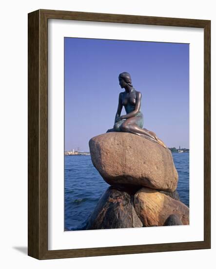 The Little Mermaid Statue in Copenhagen, Denmark, Scandinavia, Europe-Gavin Hellier-Framed Photographic Print