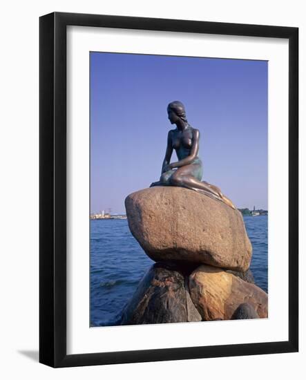 The Little Mermaid Statue in Copenhagen, Denmark, Scandinavia, Europe-Gavin Hellier-Framed Photographic Print