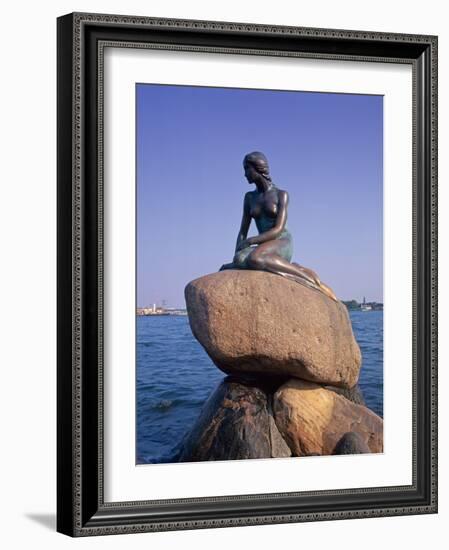 The Little Mermaid Statue in Copenhagen, Denmark, Scandinavia, Europe-Gavin Hellier-Framed Photographic Print