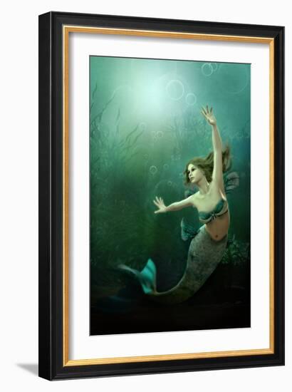 The Little Mermaid-Atelier Sommerland-Framed Art Print