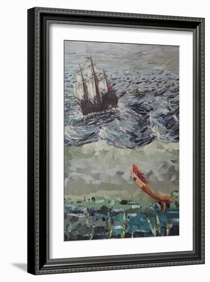 The Little Mermaid-Kirstie Adamson-Framed Giclee Print