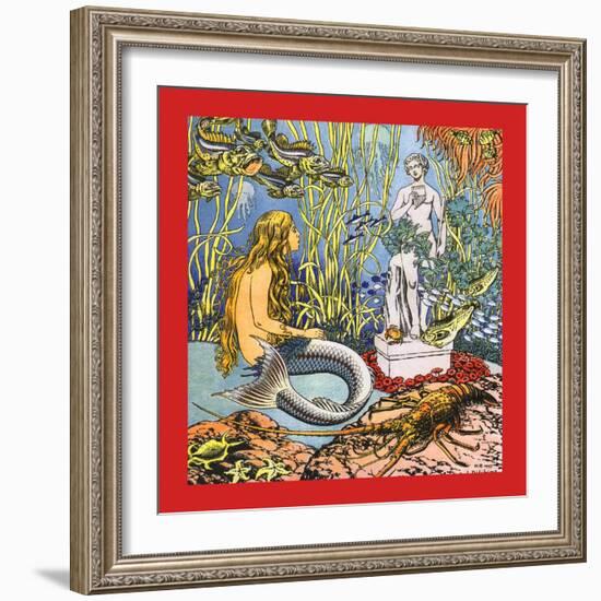 The Little Mermaid-Ivan Bilibin-Framed Art Print