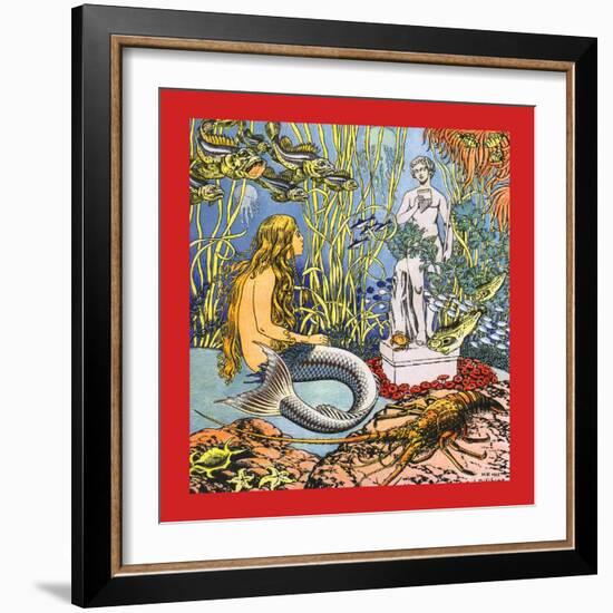 The Little Mermaid-Ivan Bilibin-Framed Art Print