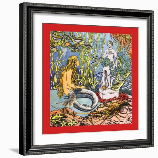 The Little Mermaid-Ivan Bilibin-Framed Art Print