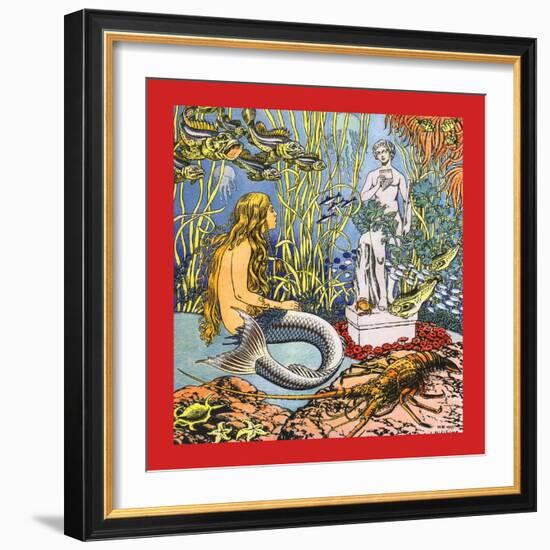 The Little Mermaid-Ivan Bilibin-Framed Art Print