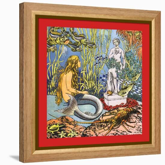 The Little Mermaid-Ivan Bilibin-Framed Stretched Canvas