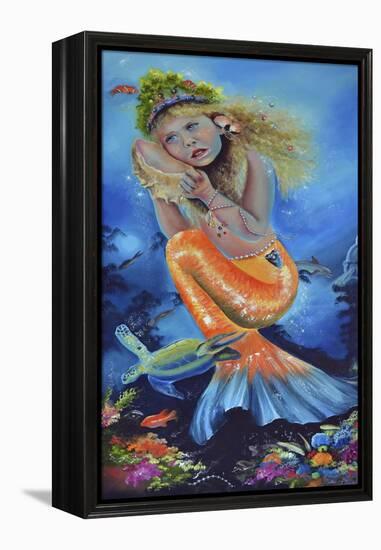 The Little Mermaid-Sue Clyne-Framed Premier Image Canvas