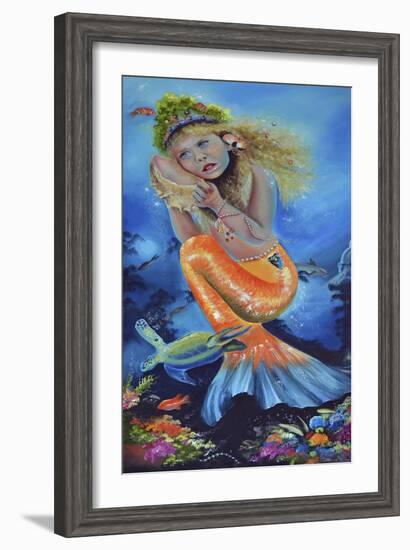 The Little Mermaid-Sue Clyne-Framed Giclee Print