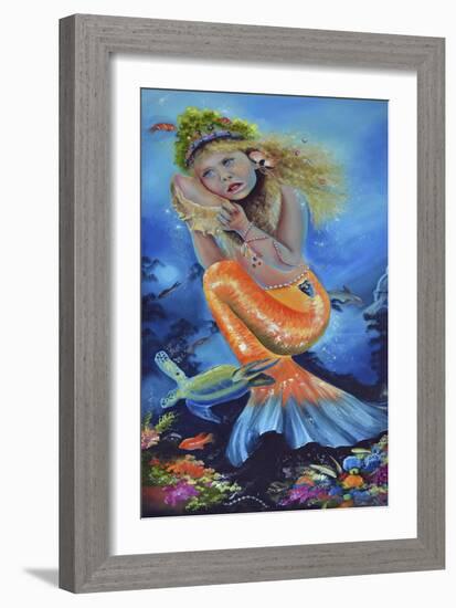 The Little Mermaid-Sue Clyne-Framed Giclee Print