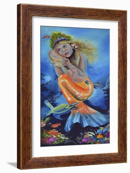 The Little Mermaid-Sue Clyne-Framed Giclee Print