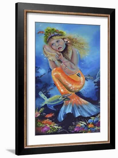 The Little Mermaid-Sue Clyne-Framed Giclee Print