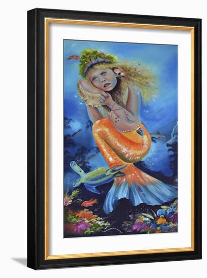 The Little Mermaid-Sue Clyne-Framed Giclee Print