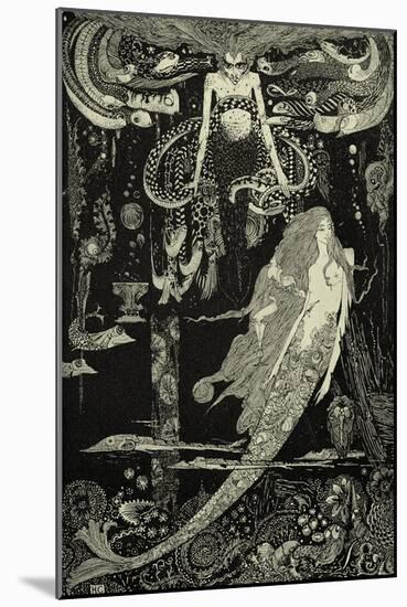 The Little Mermaid-Harry Clarke-Mounted Giclee Print
