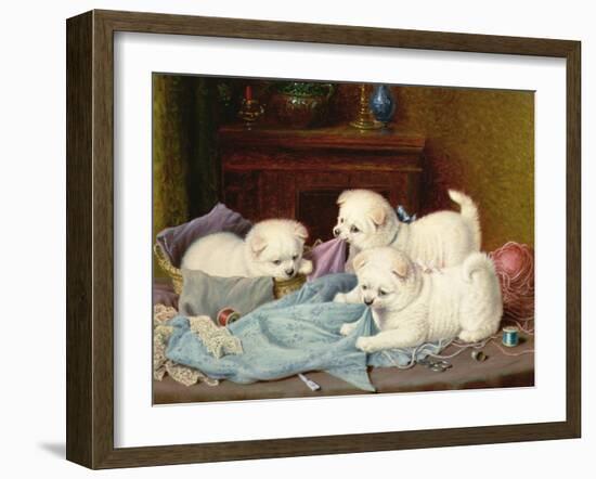 The Little Mischief Makers-Horatio Henry Couldery-Framed Giclee Print