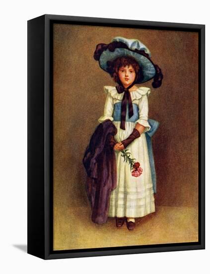 The little model' by Kate Greenaway-Kate Greenaway-Framed Premier Image Canvas