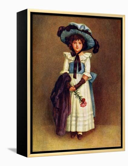 The little model' by Kate Greenaway-Kate Greenaway-Framed Premier Image Canvas