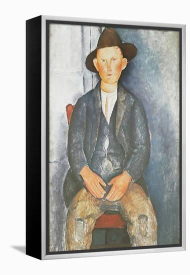 The Little Peasant-Amedeo Modigliani-Framed Premier Image Canvas