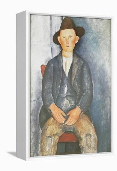 The Little Peasant-Amedeo Modigliani-Framed Premier Image Canvas