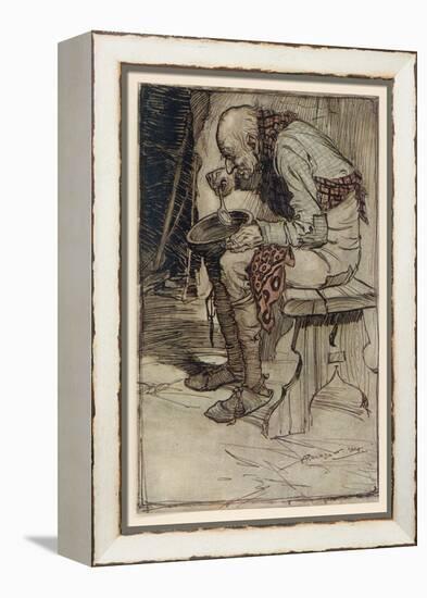 The Little Peasant-Arthur Rackham-Framed Stretched Canvas