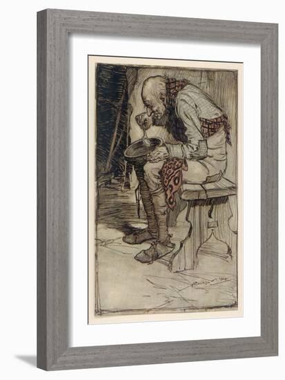 The Little Peasant-Arthur Rackham-Framed Art Print