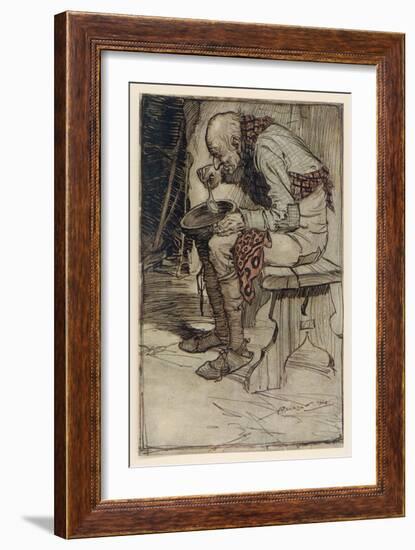 The Little Peasant-Arthur Rackham-Framed Art Print