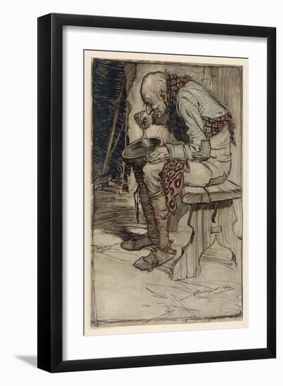 The Little Peasant-Arthur Rackham-Framed Art Print