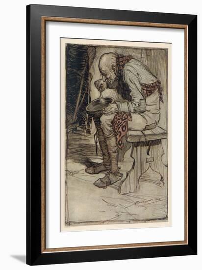 The Little Peasant-Arthur Rackham-Framed Art Print