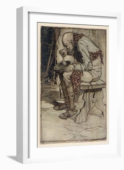 The Little Peasant-Arthur Rackham-Framed Art Print