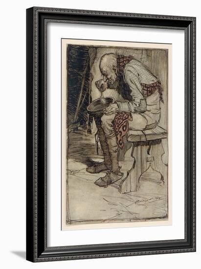 The Little Peasant-Arthur Rackham-Framed Art Print