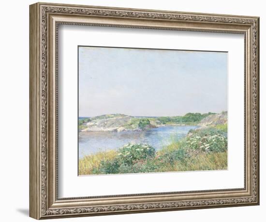 The Little Pond, Appledore, 1890-Childe Hassam-Framed Giclee Print