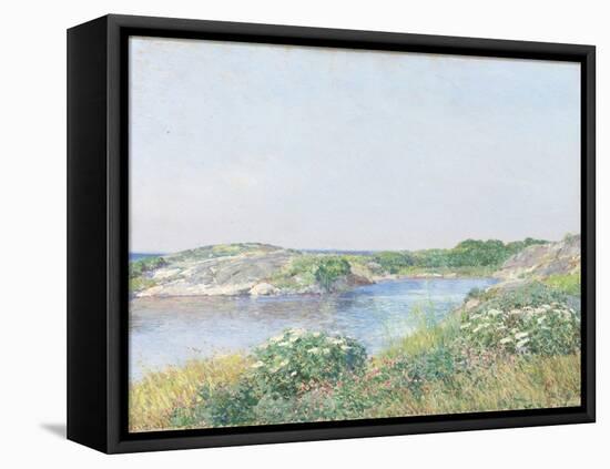 The Little Pond, Appledore, 1890-Childe Hassam-Framed Premier Image Canvas