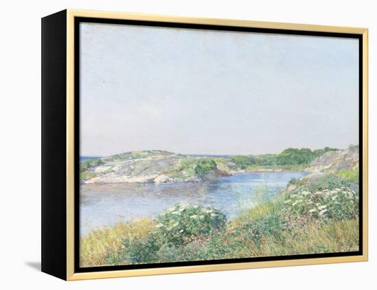 The Little Pond, Appledore, 1890-Childe Hassam-Framed Premier Image Canvas