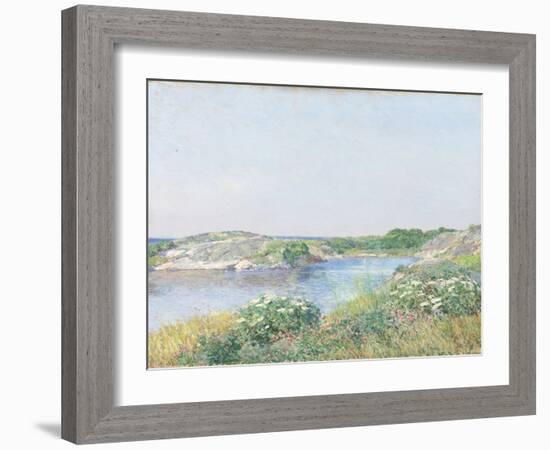 The Little Pond, Appledore, 1890-Childe Hassam-Framed Giclee Print