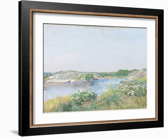 The Little Pond, Appledore, 1890-Childe Hassam-Framed Giclee Print