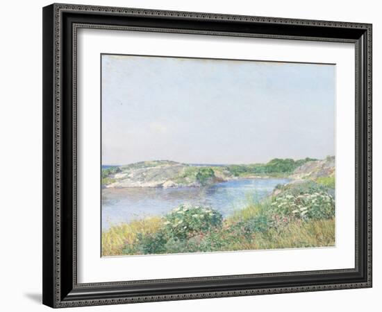 The Little Pond, Appledore, 1890-Childe Hassam-Framed Giclee Print