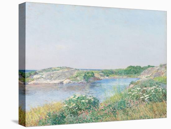 The Little Pond, Appledore-Frederick Childe Hassam-Framed Stretched Canvas