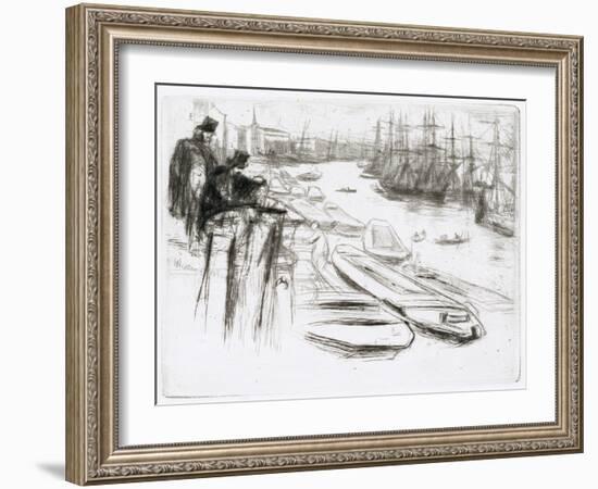 The Little Pool, No.1-James Abbott McNeill Whistler-Framed Giclee Print