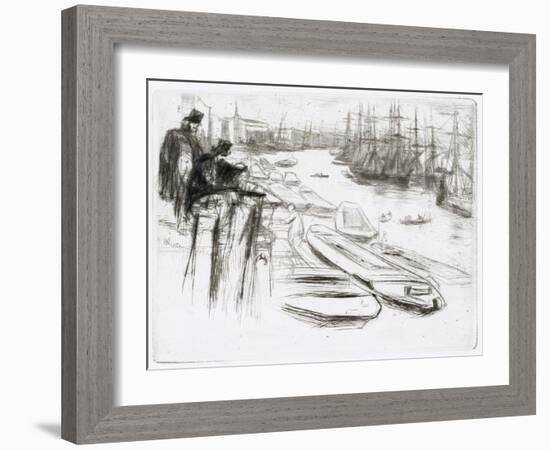 The Little Pool, No.1-James Abbott McNeill Whistler-Framed Giclee Print