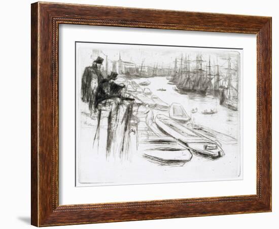 The Little Pool, No.1-James Abbott McNeill Whistler-Framed Giclee Print