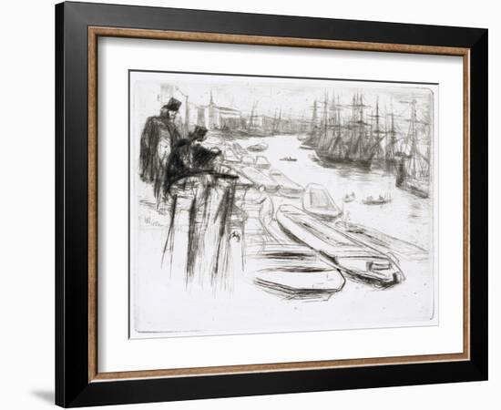 The Little Pool, No.1-James Abbott McNeill Whistler-Framed Giclee Print