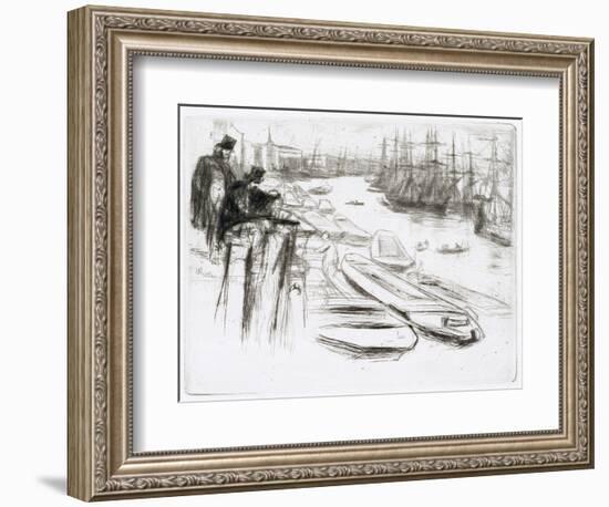 The Little Pool, No.1-James Abbott McNeill Whistler-Framed Giclee Print