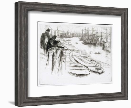 The Little Pool, No.1-James Abbott McNeill Whistler-Framed Giclee Print