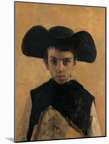 The Little Priest-Antonio Mancini-Mounted Giclee Print