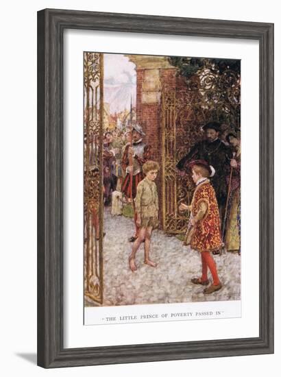 The Little Prince of Poverty Passed In', 1923-Arthur C. Michael-Framed Giclee Print