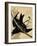 The Little Raven. Minamoto Clan Sword, C1823-Katsushika Hokusai-Framed Giclee Print