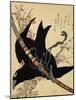 The Little Raven. Minamoto Clan Sword, C1823-Katsushika Hokusai-Mounted Giclee Print